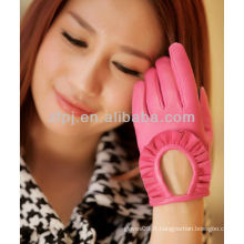 2013 gant accessoires de mode gants en cuir à doigts courts